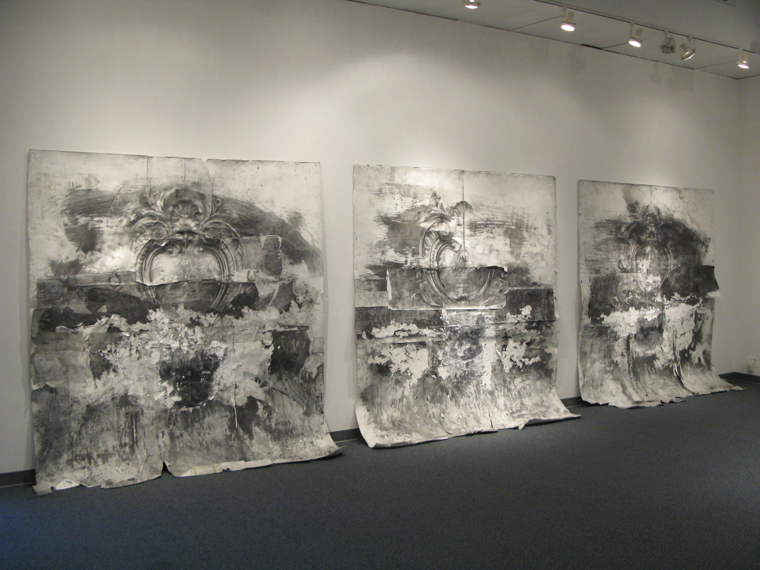 Milwaukee Ave II Series, Installation view at Governor's State University, 2011