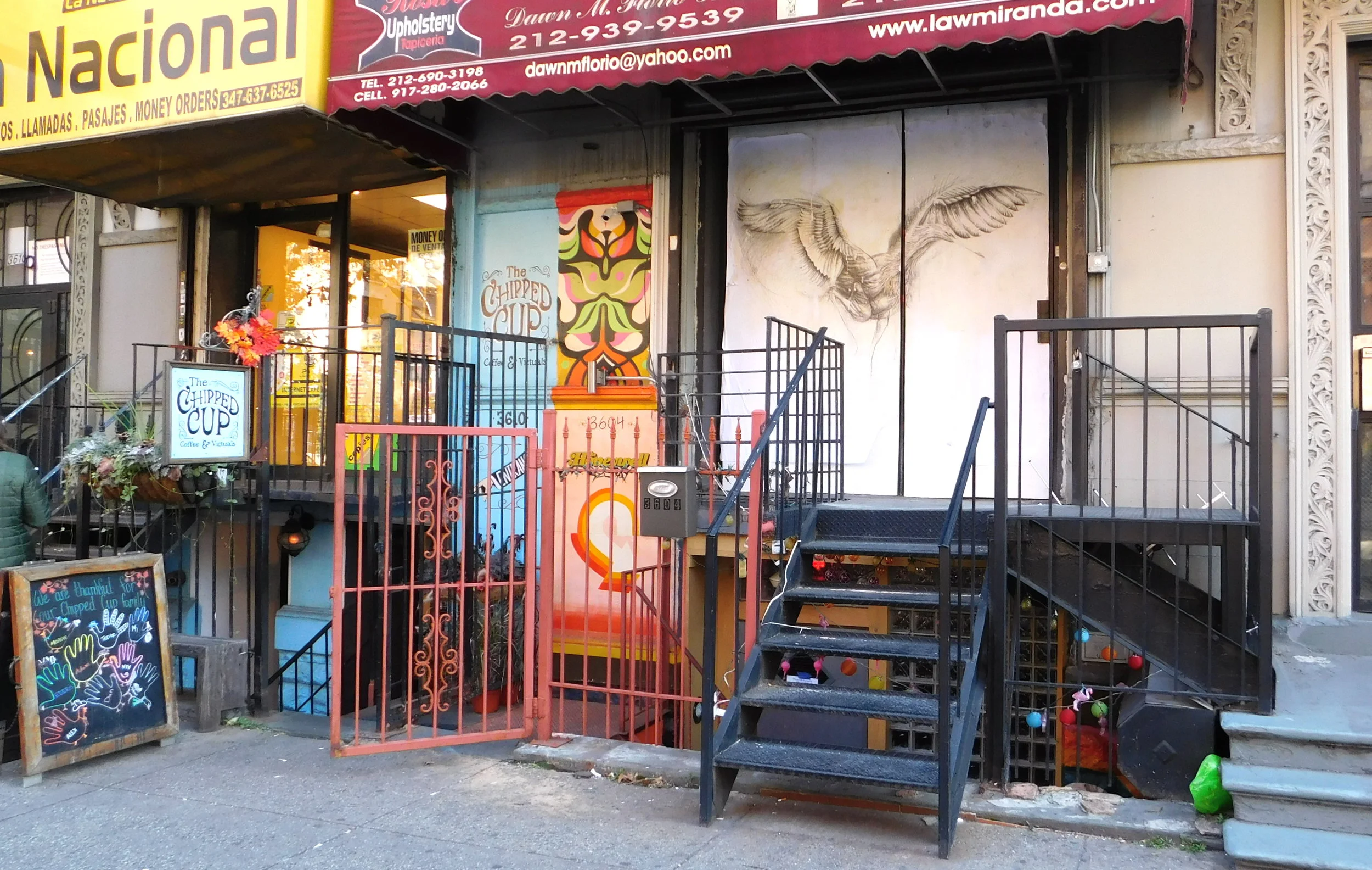Public work in Harlem, for the Audubon Mural Project