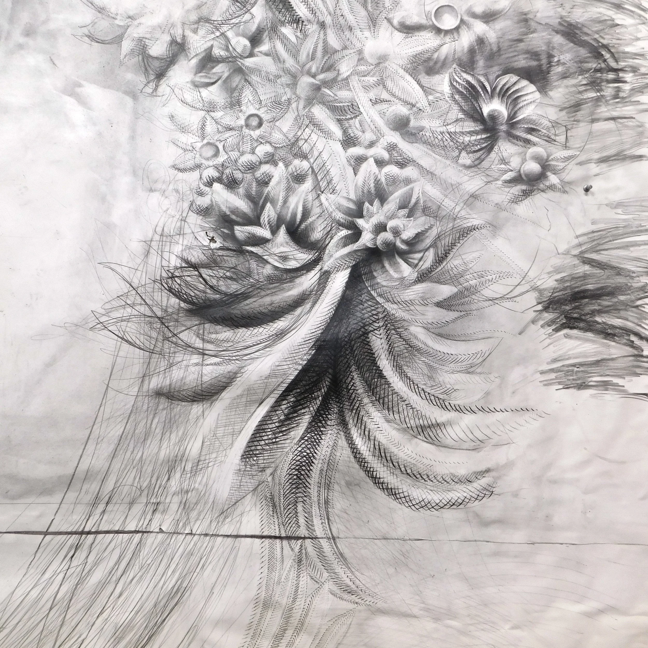 (Untitled) March 23, Panel 2 Detail 