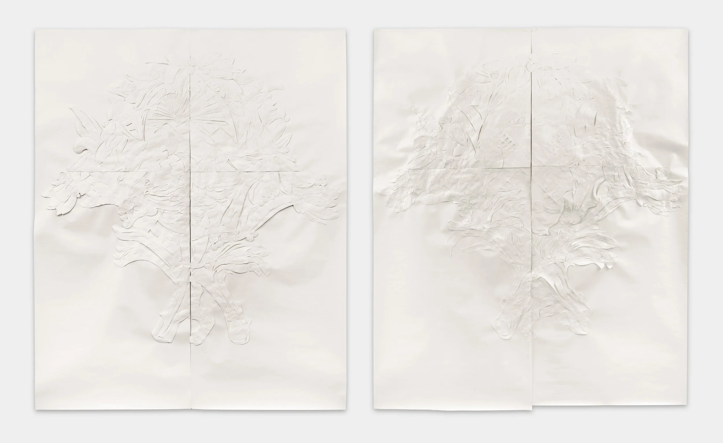 Grand Central Wreaths 2 and 3, Installation View