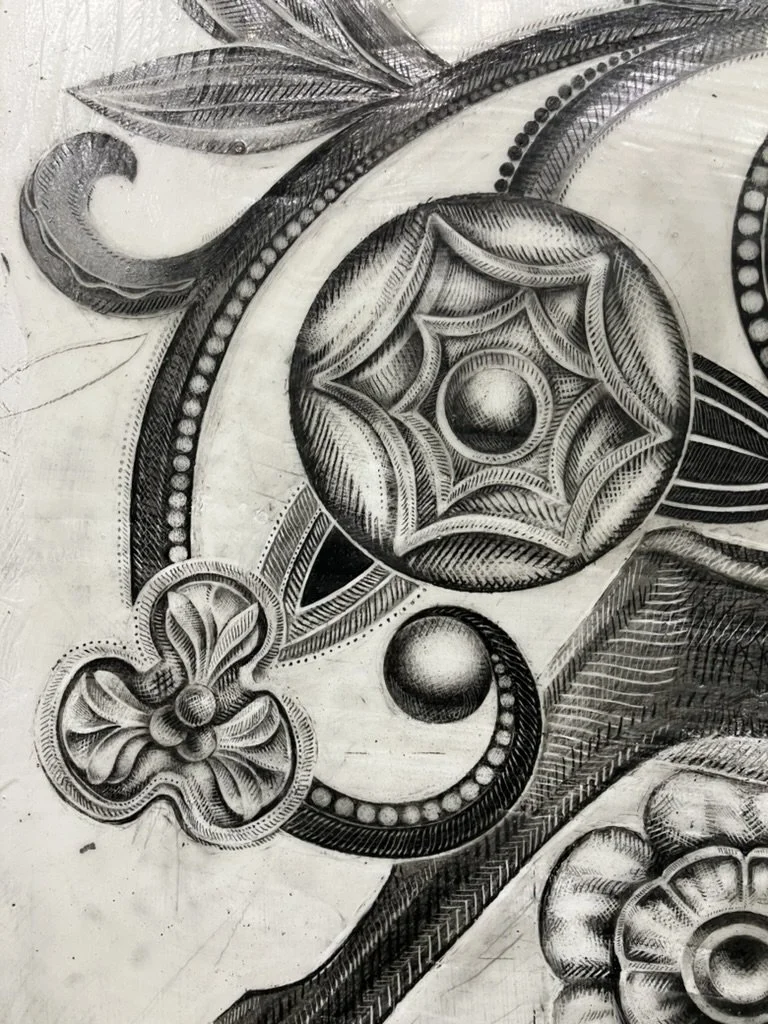 Antelope in the Garden Detail