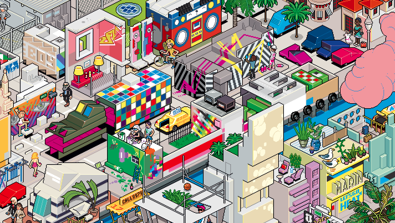 Wynwood in Pixel Art