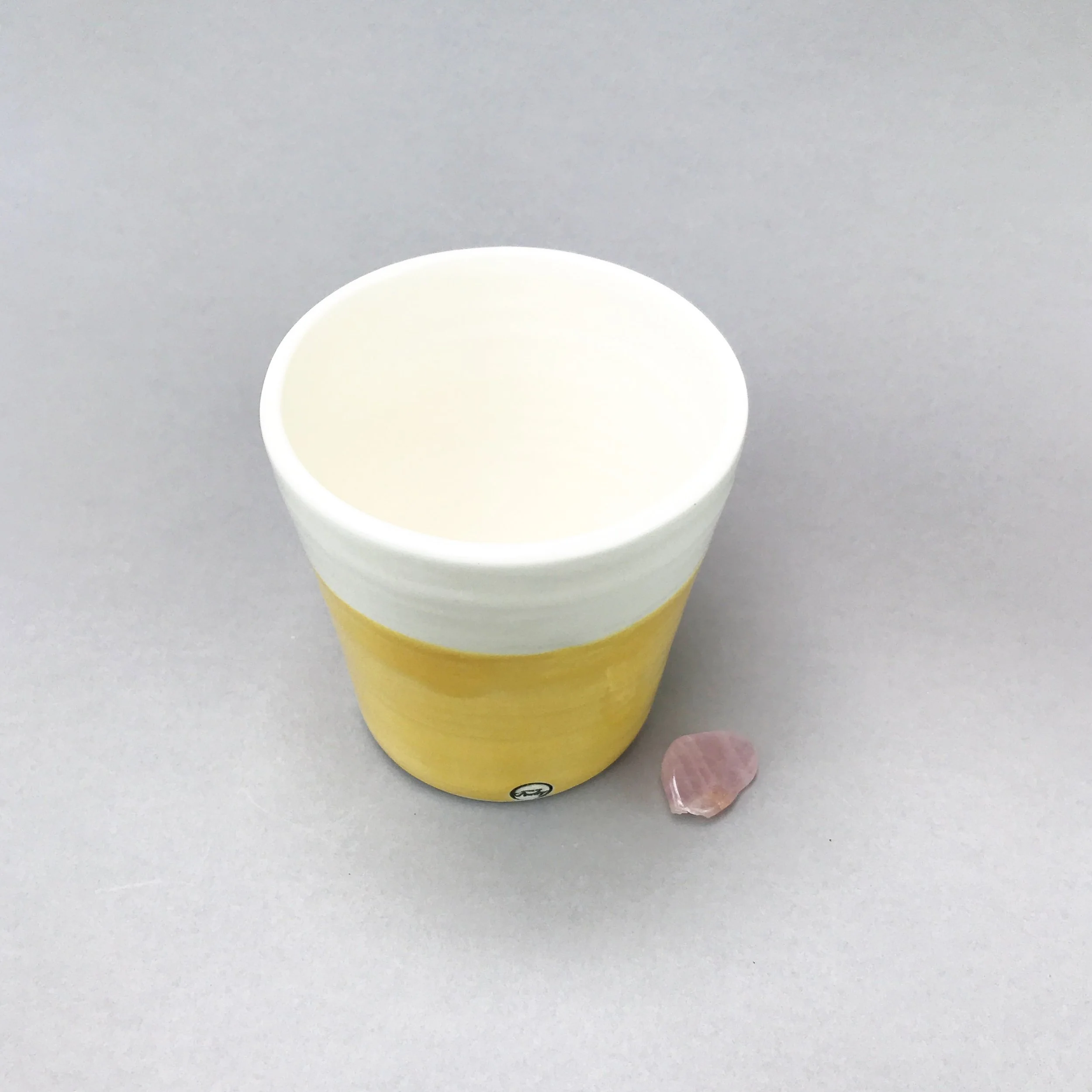 Pottery Plant Pot Yellow