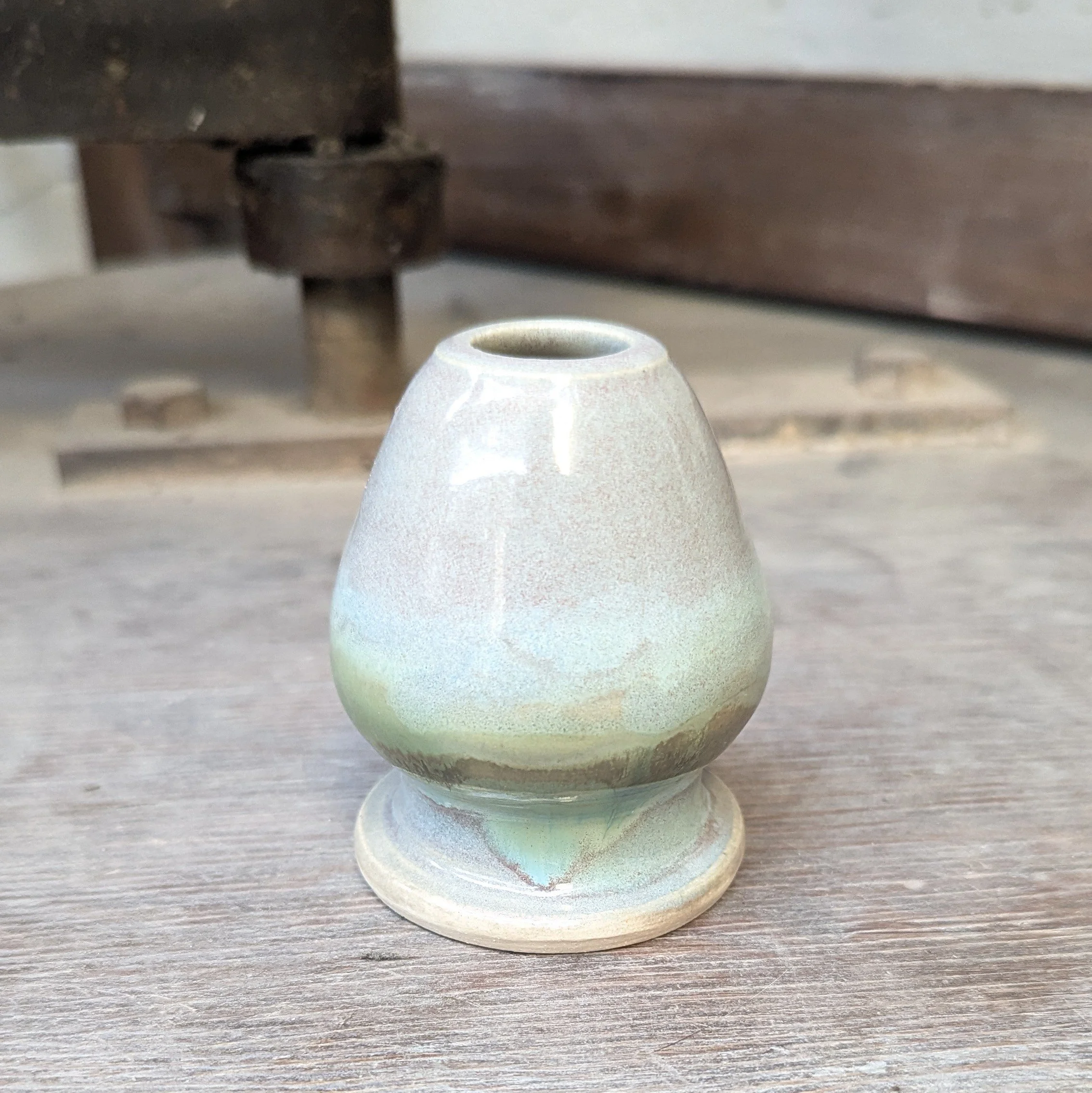 Pottery Matcha Set, Matcha bowl, Matcha whisk holder, chasen stand, ceramic pouring bowl, serving bowl handmade, mixing bowl with spout