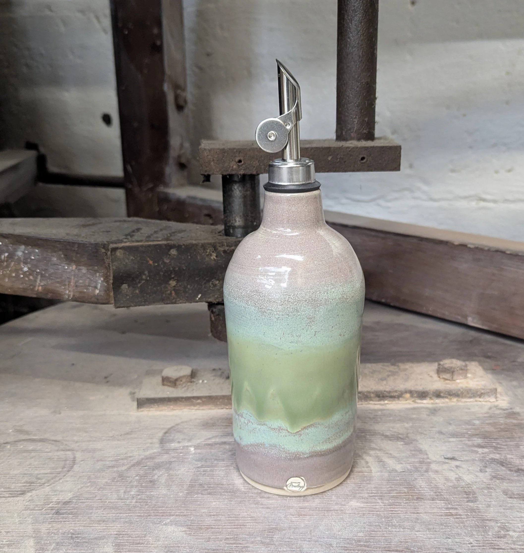 Oil Vinegar Dispenser Pottery
