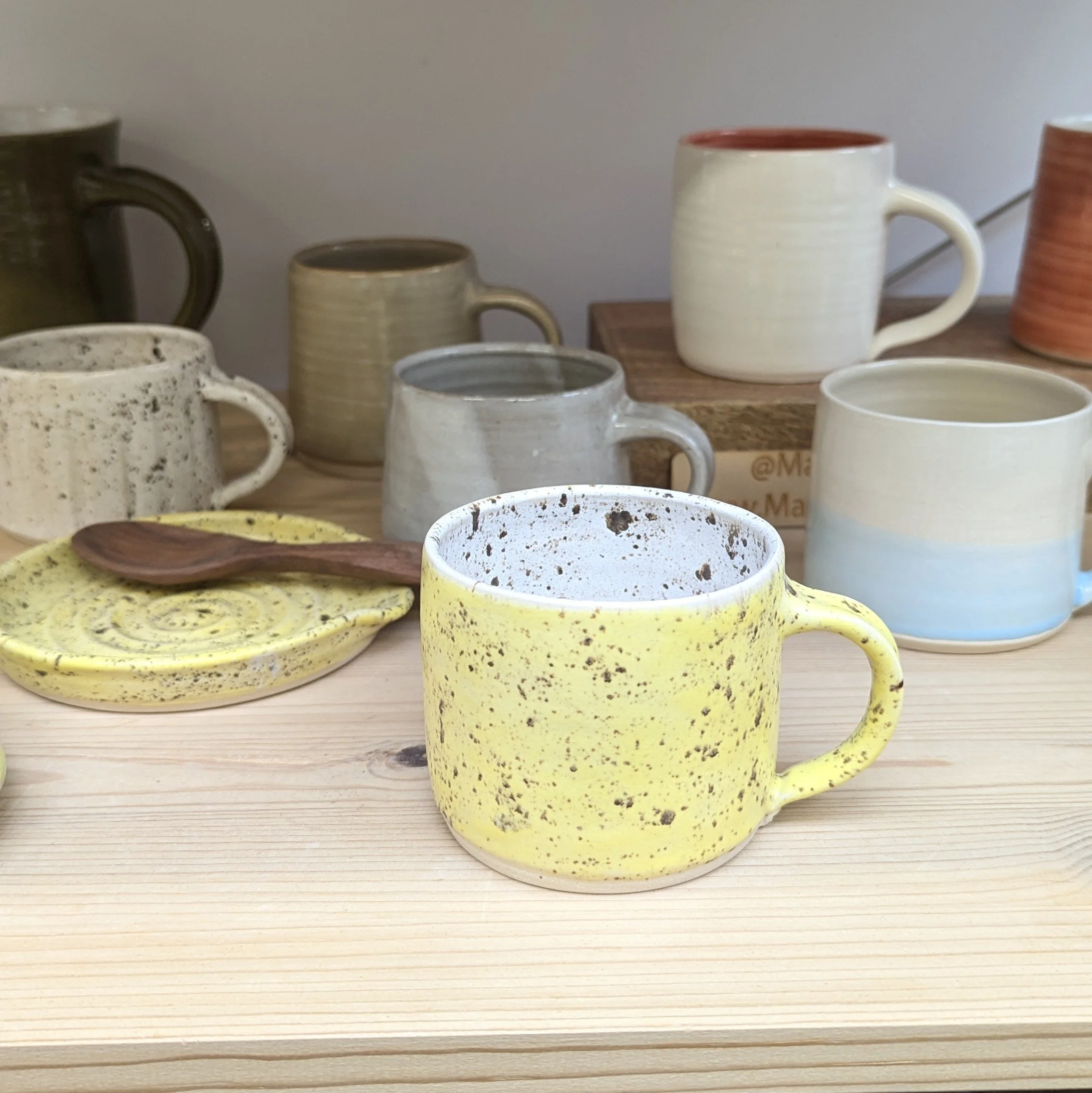 Coffee Cup wheel thrown