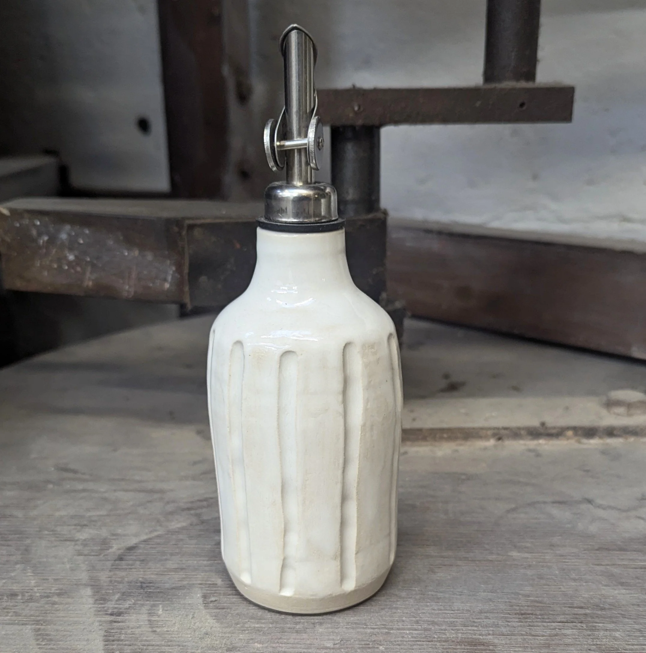 Pottery Oil Bottle