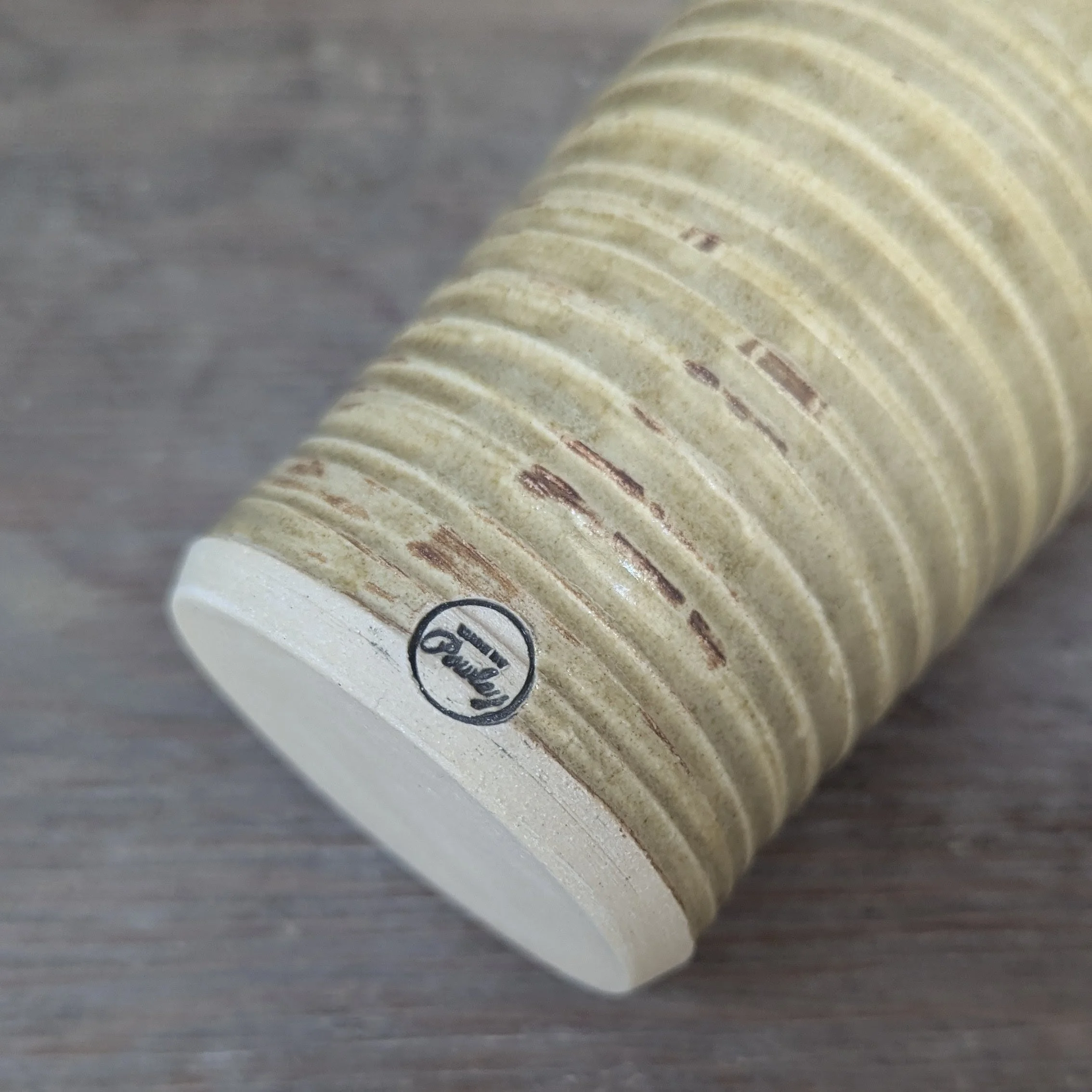 Wheel Thrown Oil bottle