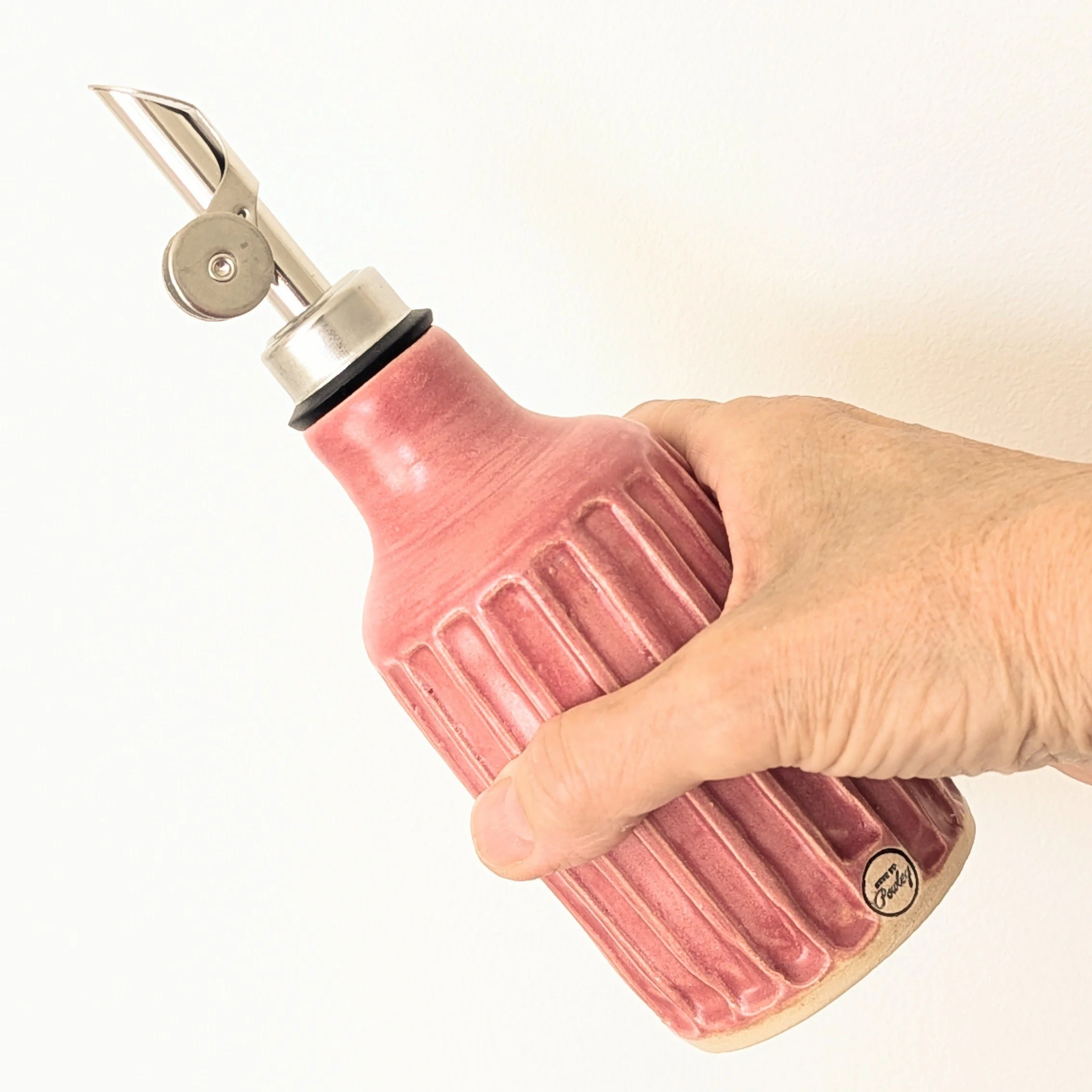 Olive Oil Bottle with texture and pouring spout