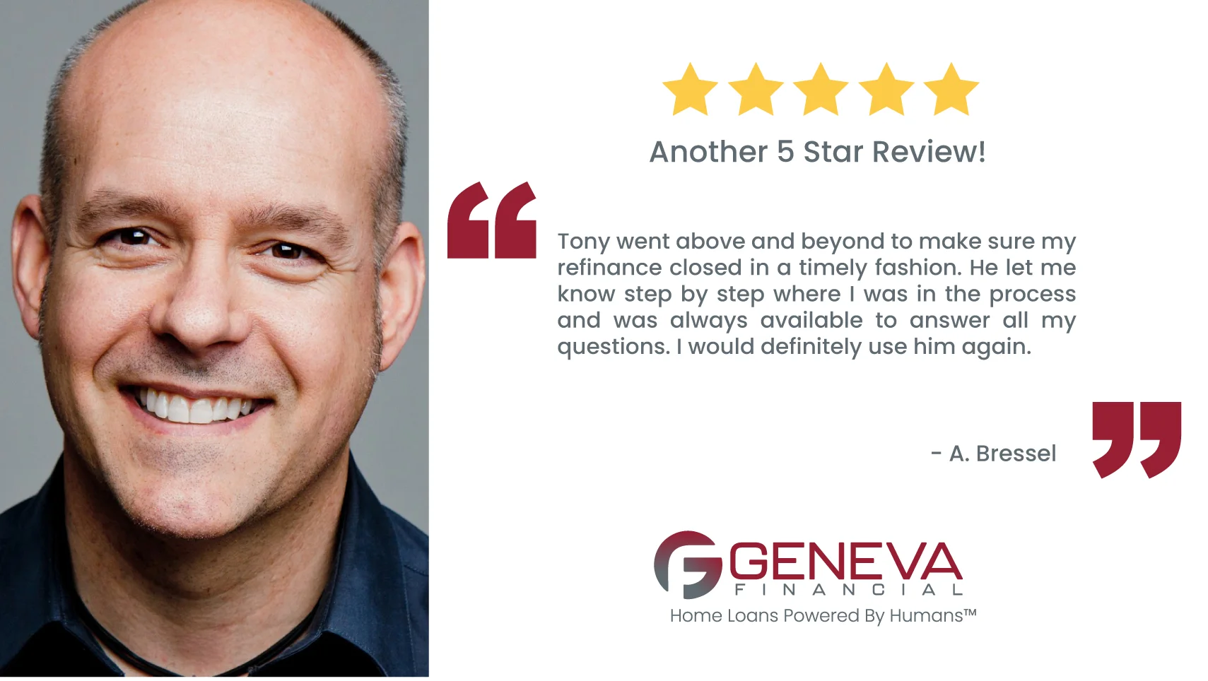 Tony Jacobs, Branch Manager and Loan Originator serving the states of Oregon and Washington