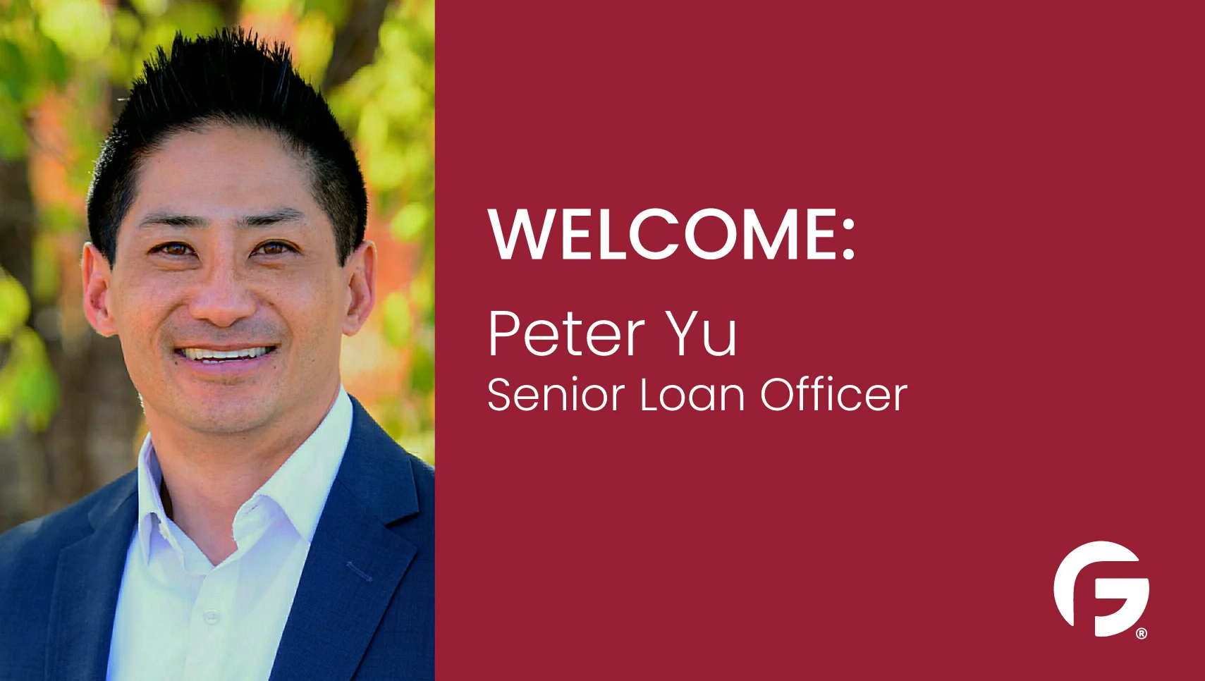 Peter Yu, Loan Officer, serving the state of Colorado