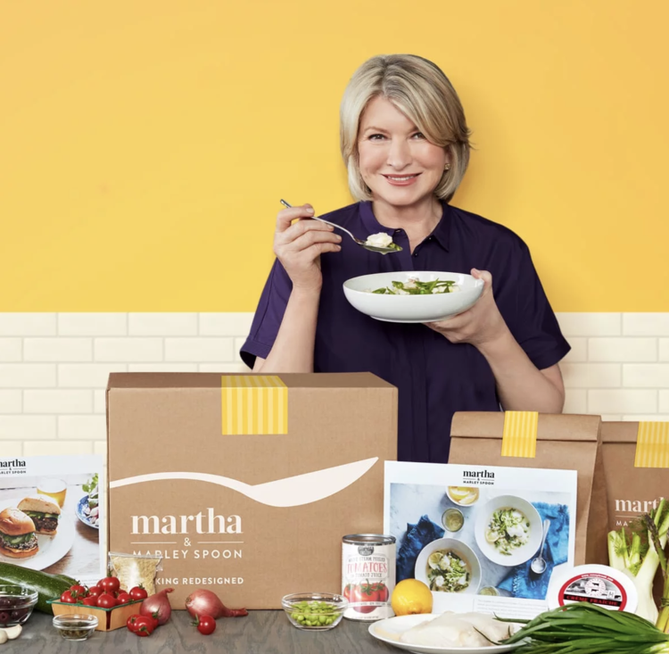 Martha & Marley Spoon- Food Recipe Box