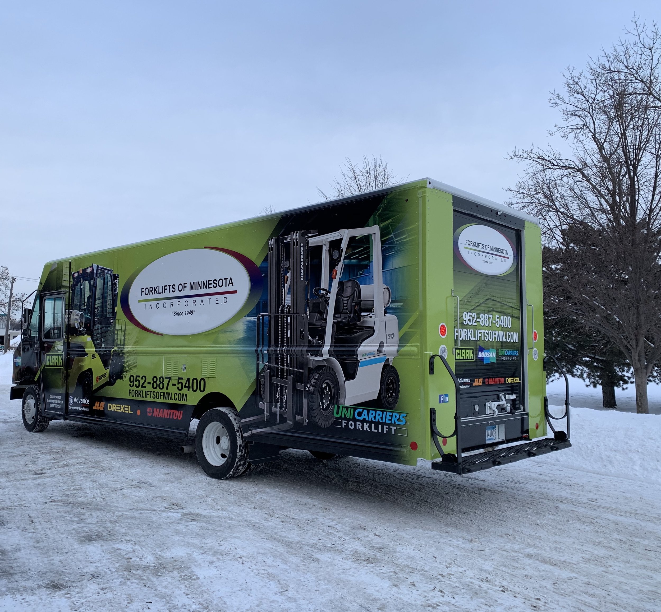 Brand New Forklifts of Minnesota, Inc. Service Van! — Forklifts of