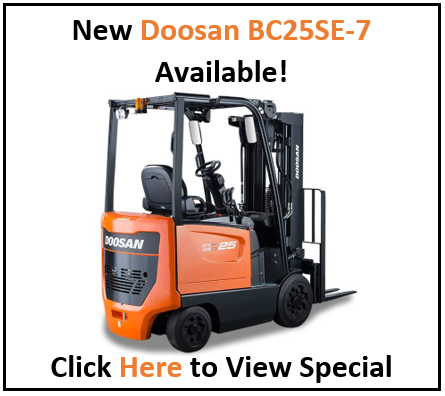 New Doosan BC25SE-7 Special Pricing