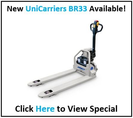 New UniCarriers BR33 Lithium Electric Pallet Jack For Sale