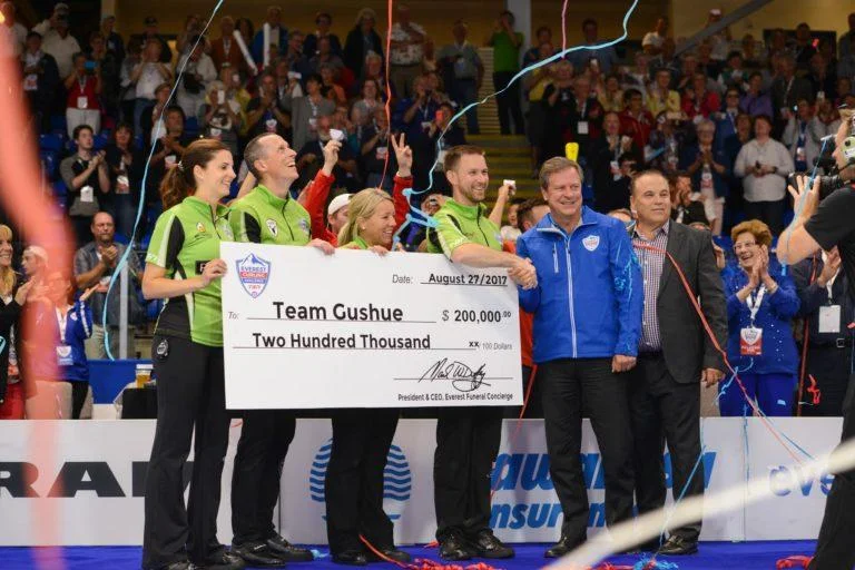 TEAM GUSHUE WINS FIRST-EVER EVEREST CURLING CHALLENGE