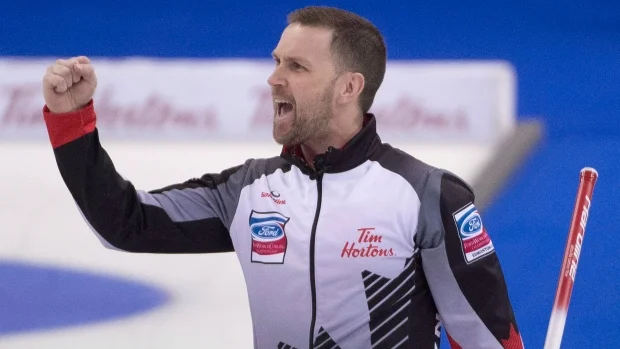 Gushue fights off Mouat, remains undefeated at Grand Slam National