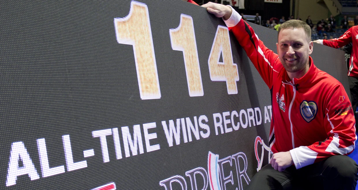 GUSHUE BREAKS TIM HORTONS BRIER CAREER VICTORIES RECORD