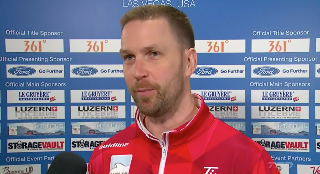 Gushue: I thought we did a good job, Sweden played a perfect 10th end