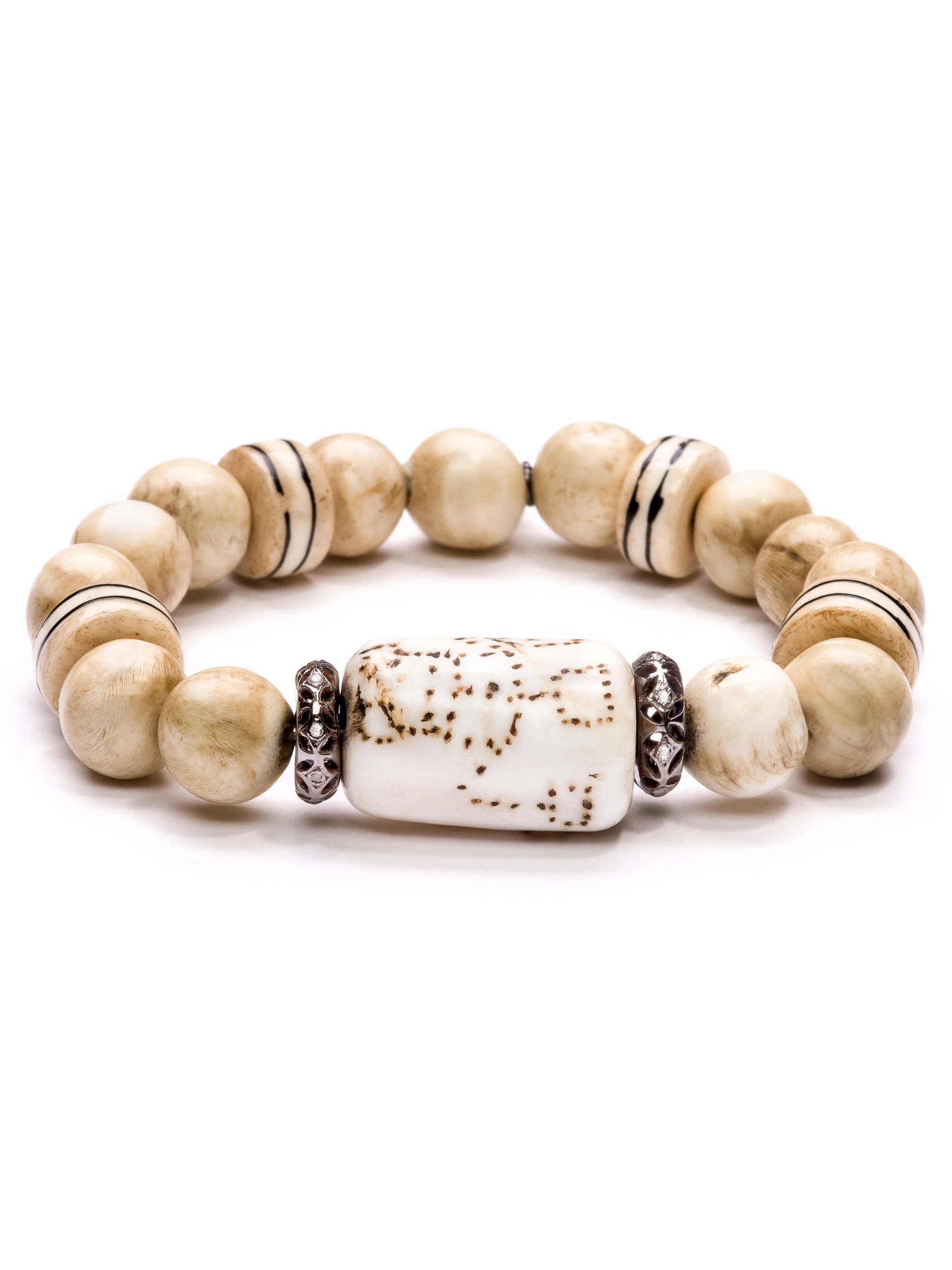 Diamond Filigree Naga Conch Shell Bracelet