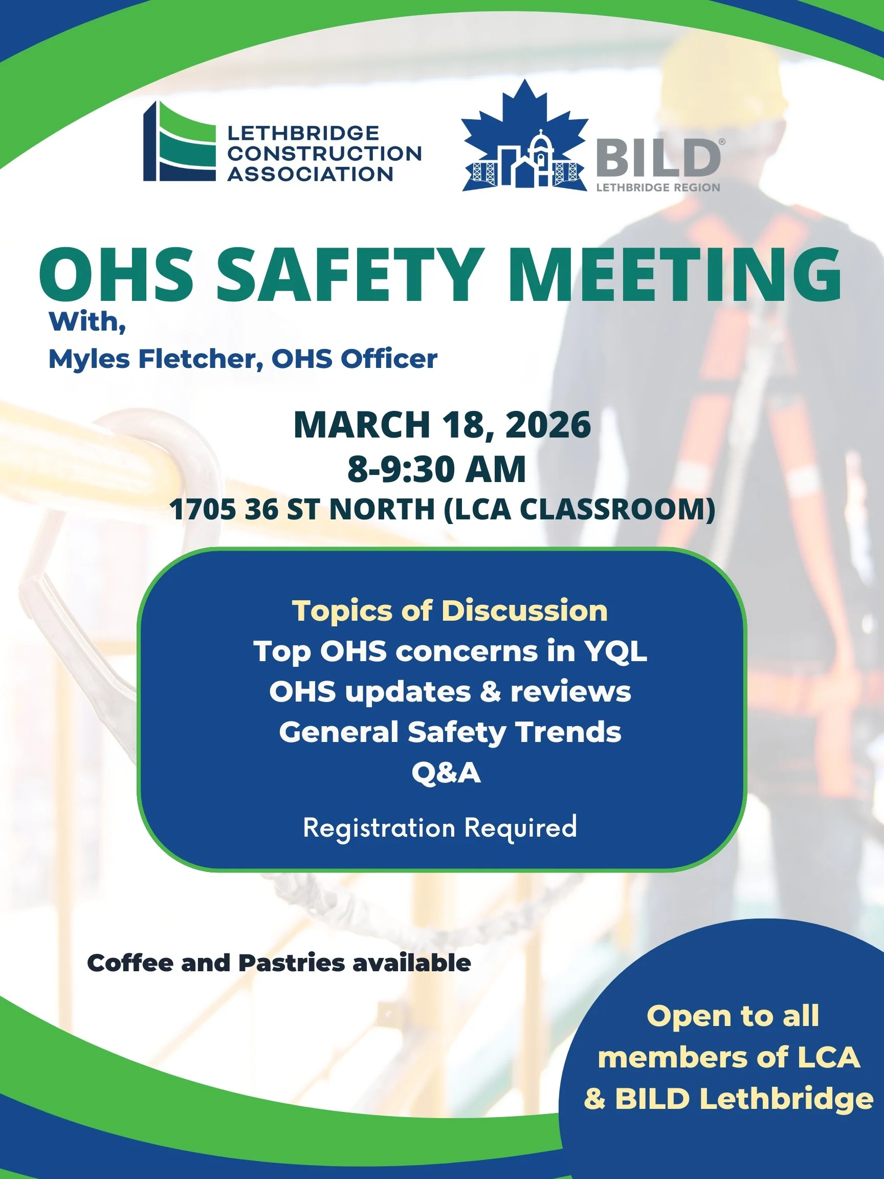 Occupational Health &amp; Safety Meeting with Myles Fletcher