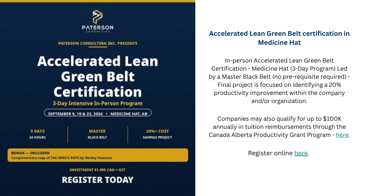 Accelerated Lean Green Belt certification in Medicine Hat.png