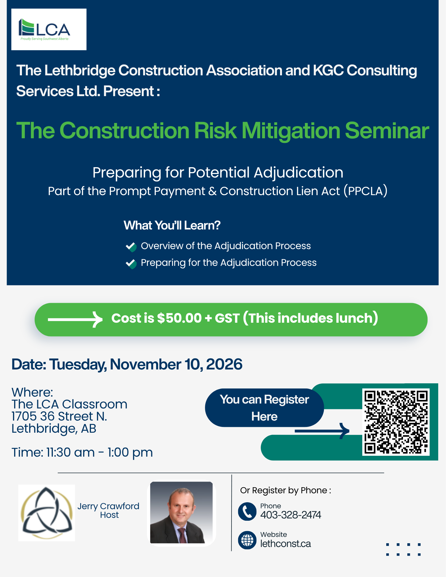 Register for the Seminar
