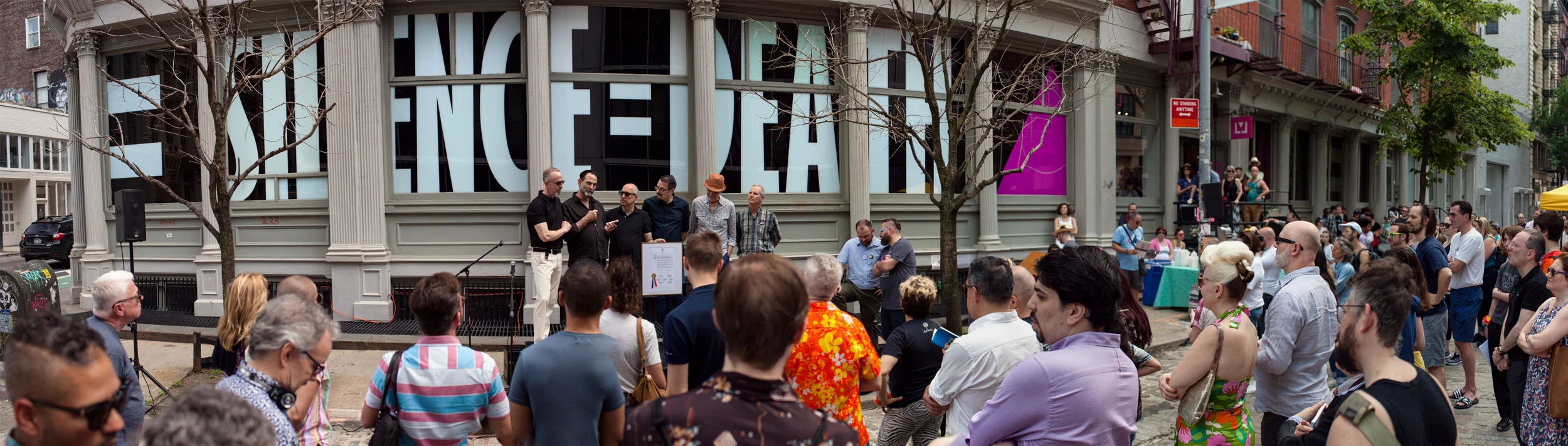 Silence = Death collective receives city honor @ the Leslie-Lohman Museum's 1st inaugural #QueerPower block festival.&nbsp;
