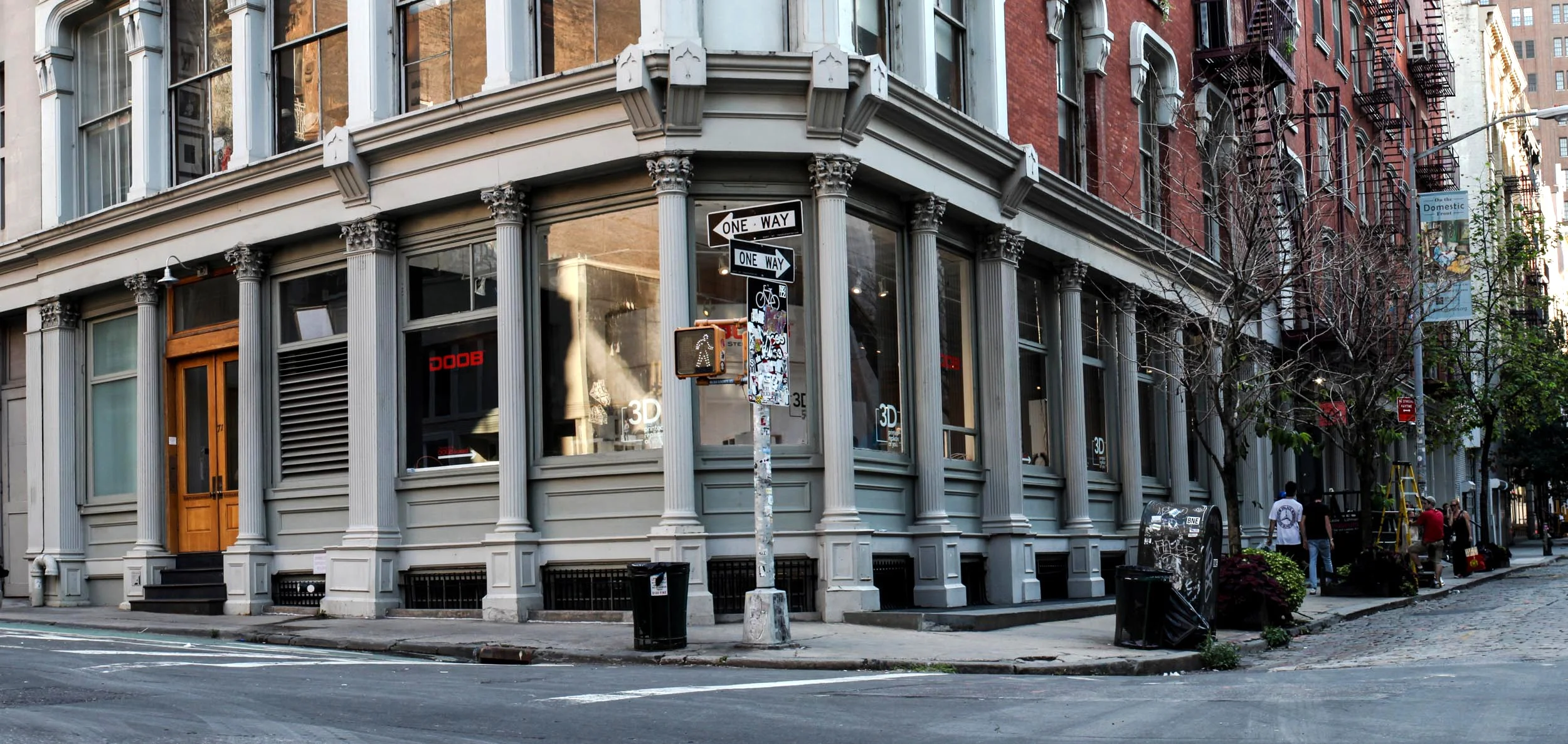 Corner of Wooster and Grand St before Museum expansion