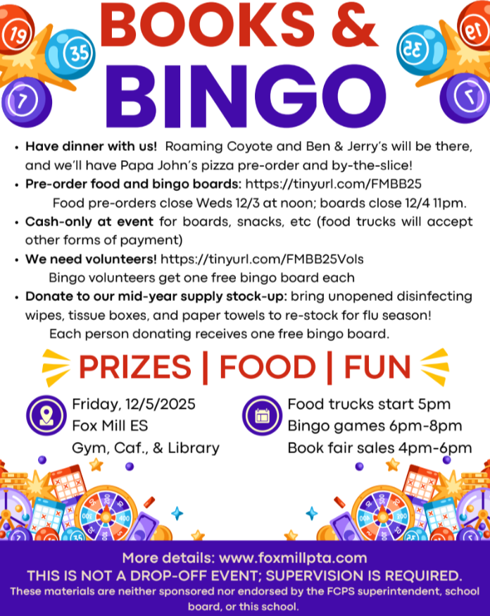 Books &amp; Bingo and more!!