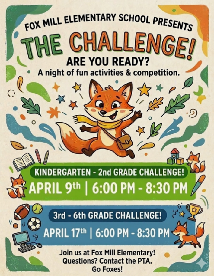 SAVE THE DATE--The Challenge is coming!  