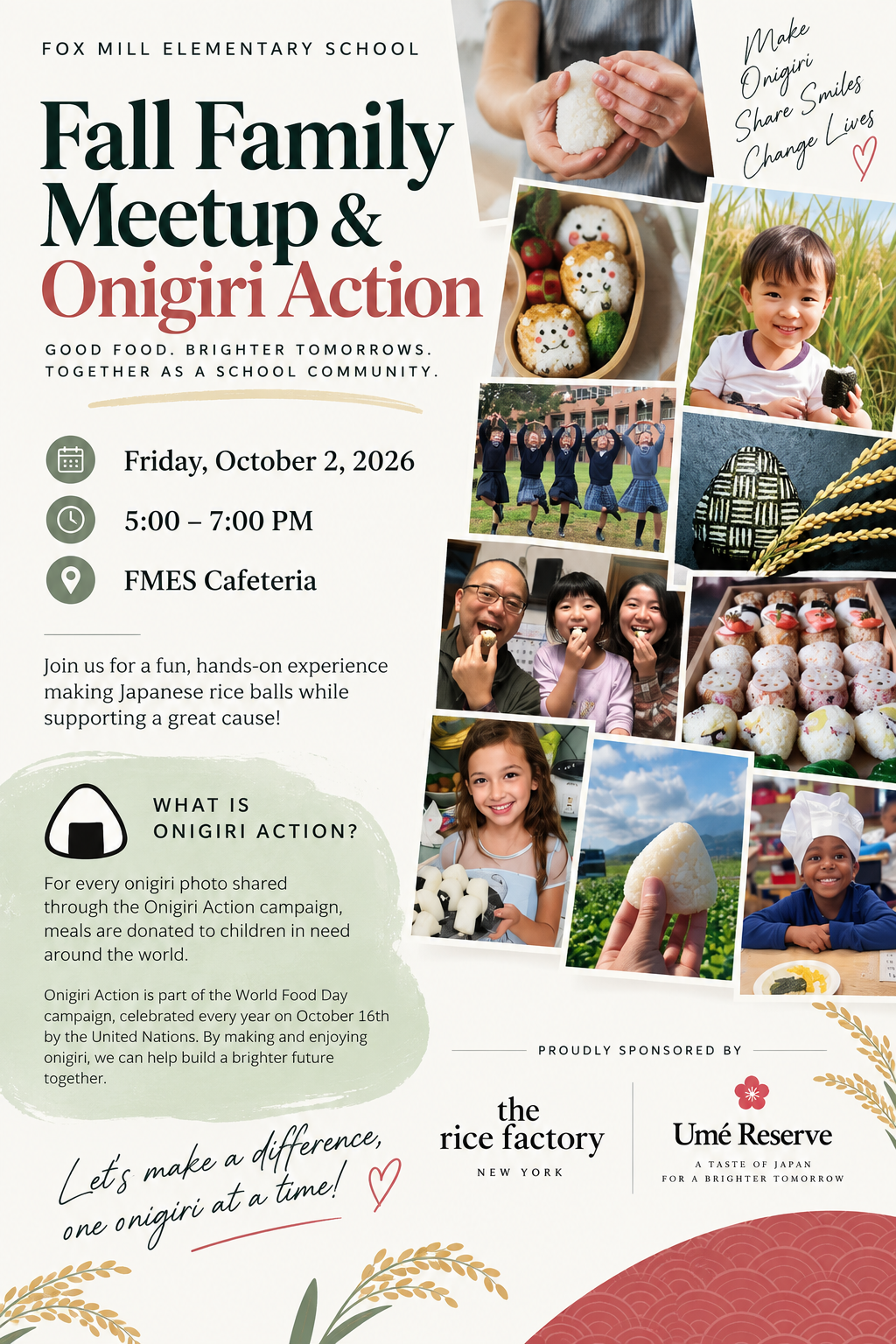 Onigiri Action – Fall Family Meetup!
