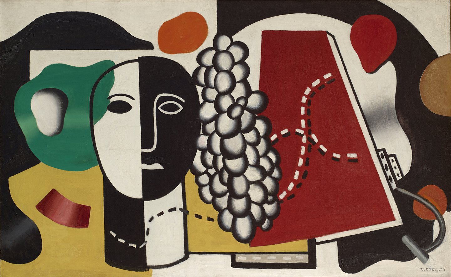  Fernand Léger (France, 1881-1955),  The Bunch of Grapes , oil on canvas, 31 7/8 x 51 1/8 inches. Isabelle and Scott Black Collection. Image courtesy of Luc Demers⁠ 