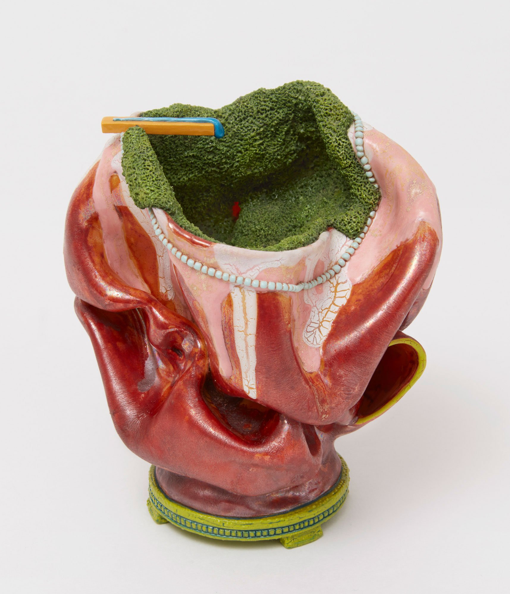  Kathy Butterly (United States, born 1963),  Cenote , 2004, clay, glaze, 4 x 4 1/8 x 4 inches. Collection of Eric Brown, Sag Harbor, NY. © Kathy Butterly. Image courtesy the artist and James Cohan, New York. Photo: Alan Wiener.  