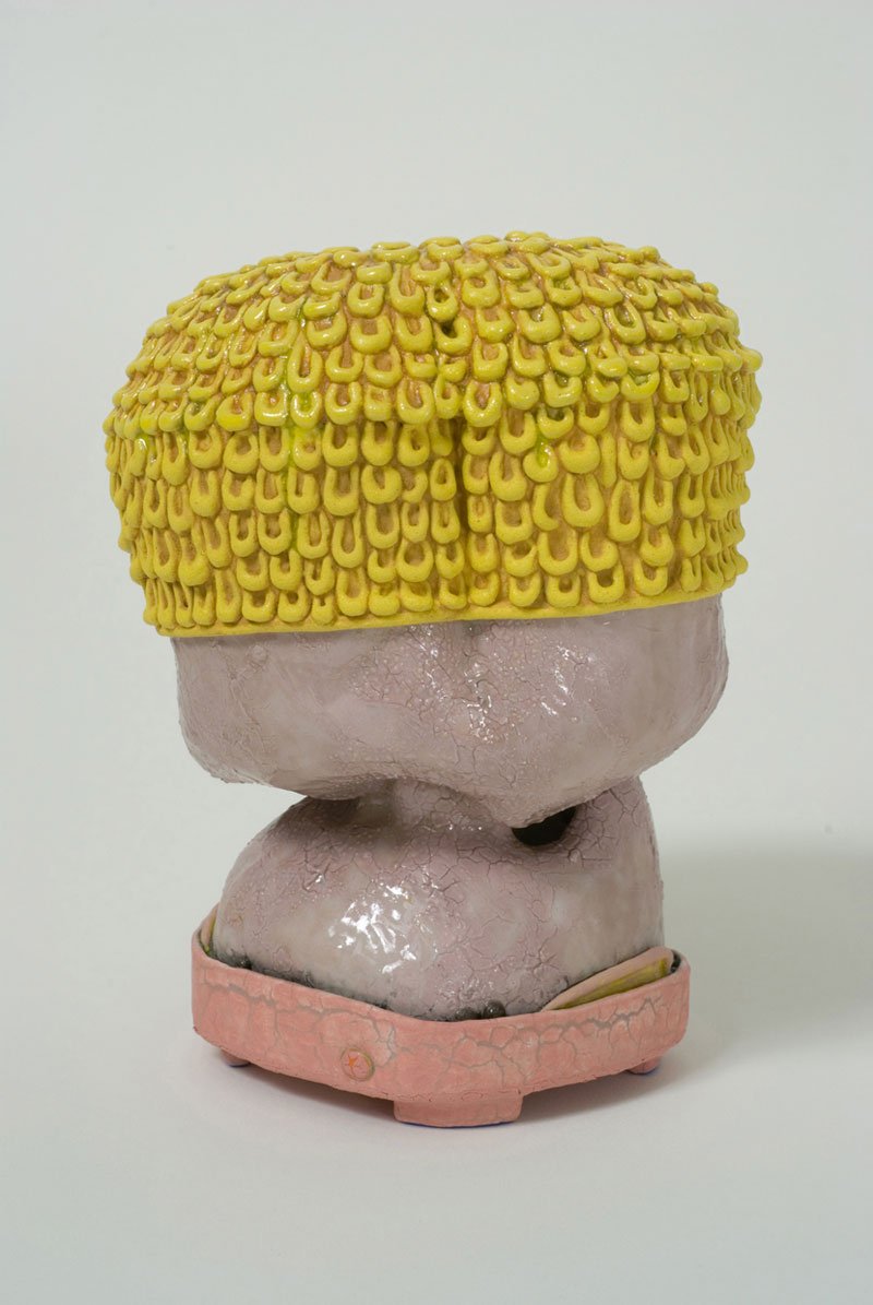  Kathy Butterly (United States, born 1963),  Honey , 2010, clay, glaze, 5 x 4 x 4 inches. Private collection, Boston. © Kathy Butterly. Image courtesy the artist and James Cohan, New York. Photo: Alan Wiener.  