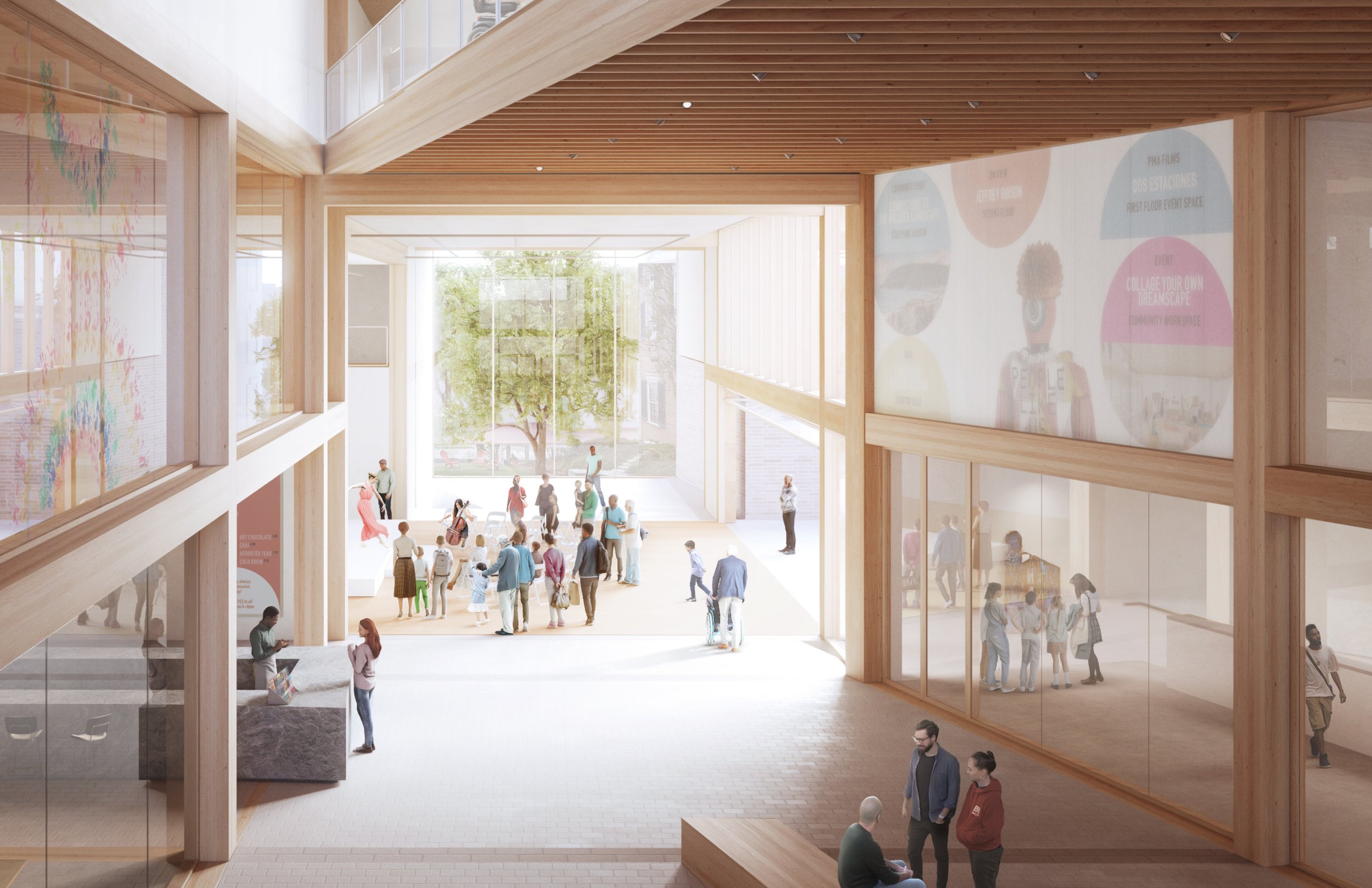 New Wing Interior. Image courtesy of Portland Museum of Art, Maine / LEVER Architecture / Dovetail Design Strategists 