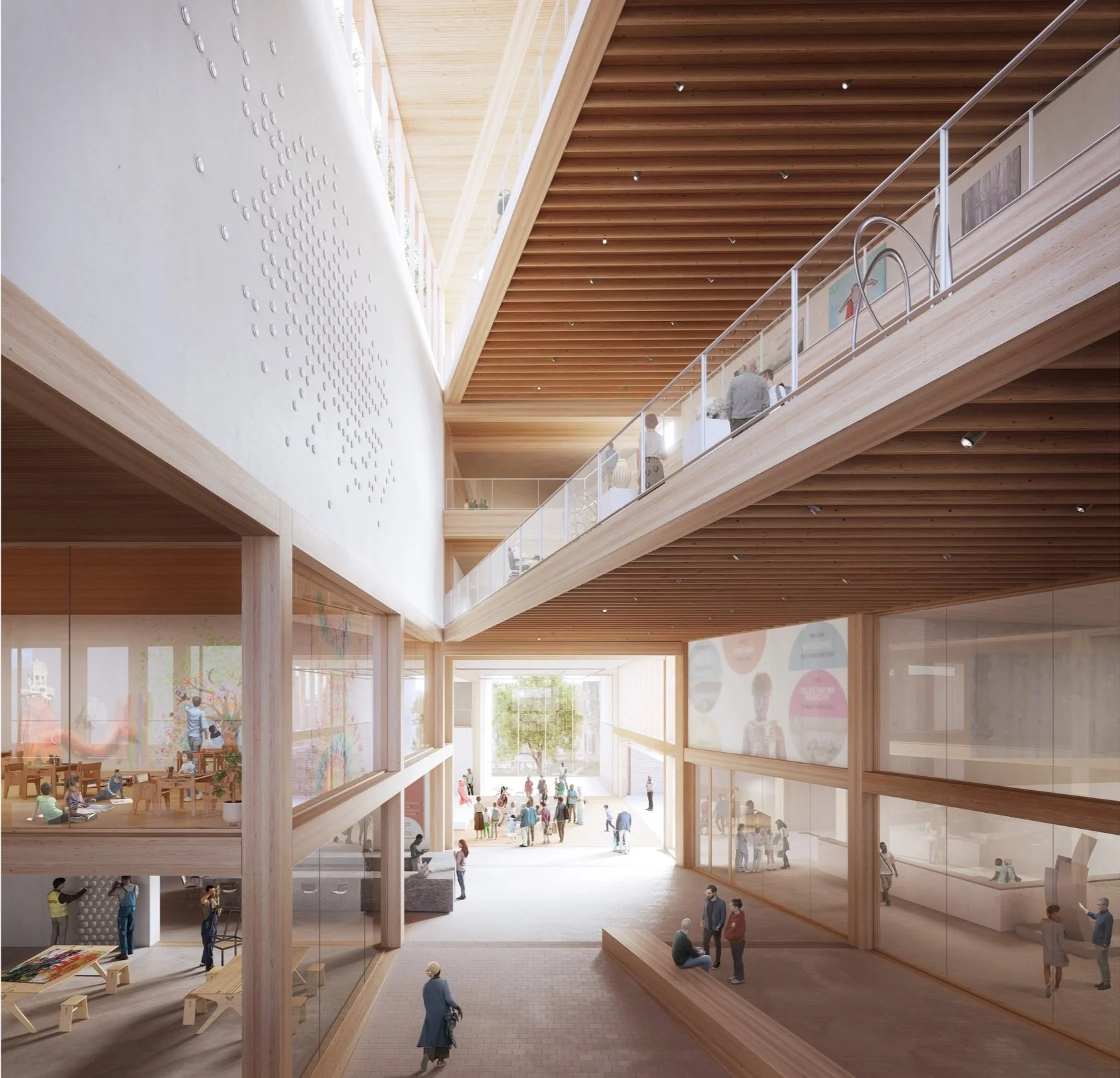 Bustler: A mass timber design from LEVER wins the Portland Museum of Art expansion competition