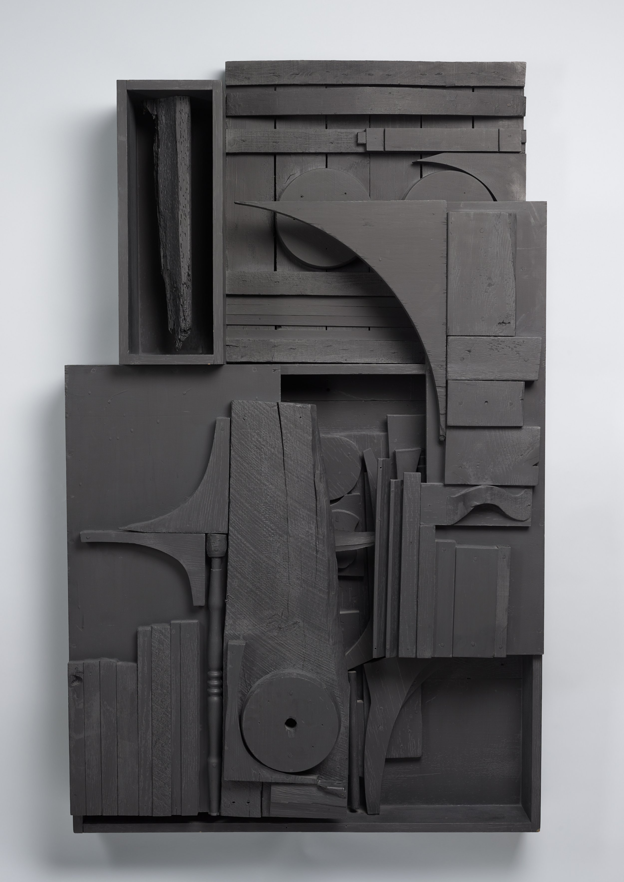   Louise Nevelson   United States (born Russia), 1900–1988  Untitled, &nbsp;circa 1975-1976 painted wood, 62 x 38 x 8 inches.  Museum purchase with support from Friends of the Collection, the Bernstein Acquisition Fund, the Peggy and Harold Osher Acq