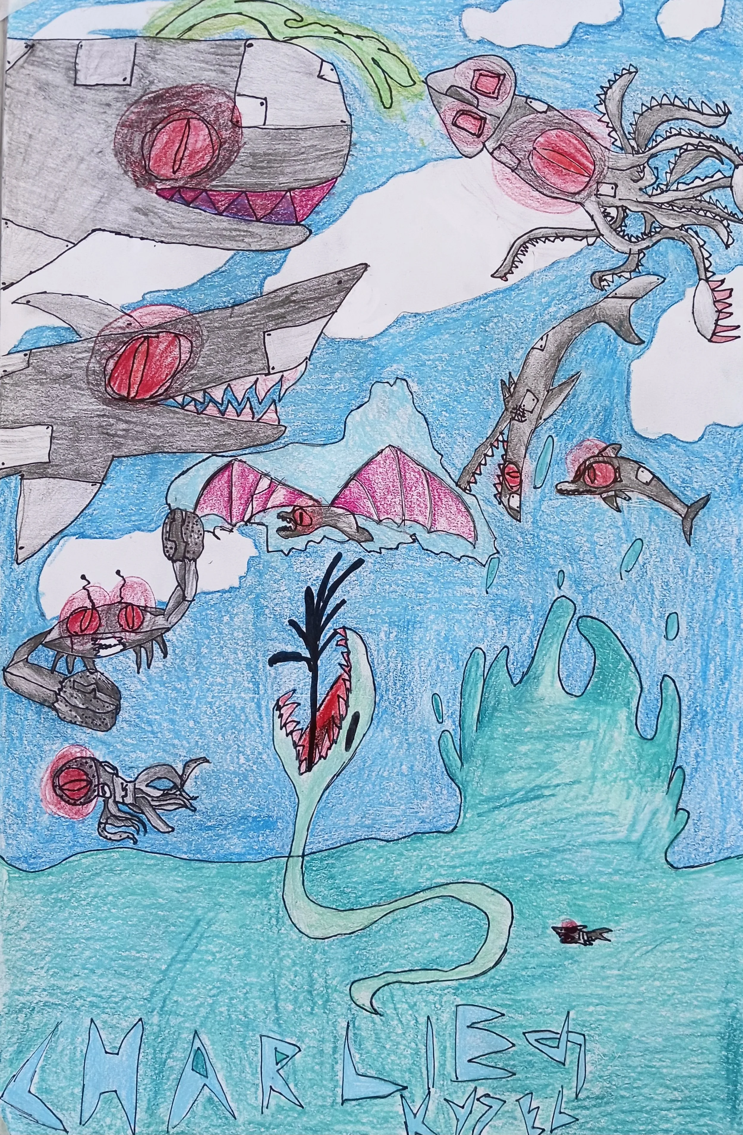 Charlie Ellebracht, Sea Creature Robots