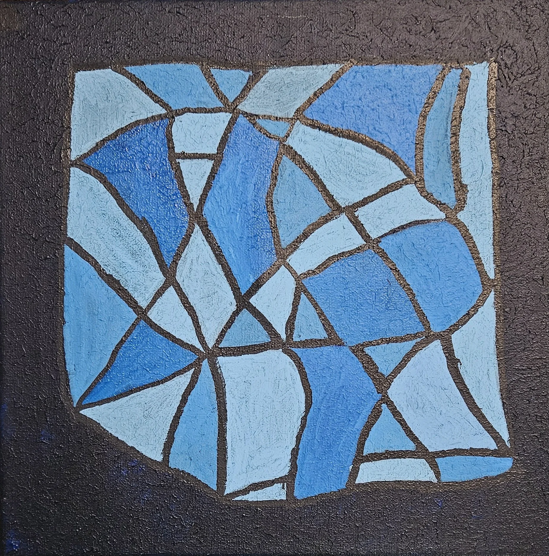 Mouch D., Blue Texture Paint