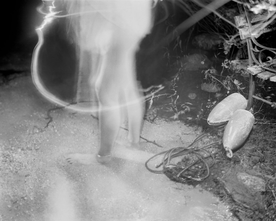   Maya Tihtiyas Attean   United States, born 1994  Becoming a ghost of myself , 2023  gelatin silver print, 32 x 40 inches  Maya Tihtiyas Attean  © Maya Tihtiyas Attean  Image courtesy the artist 