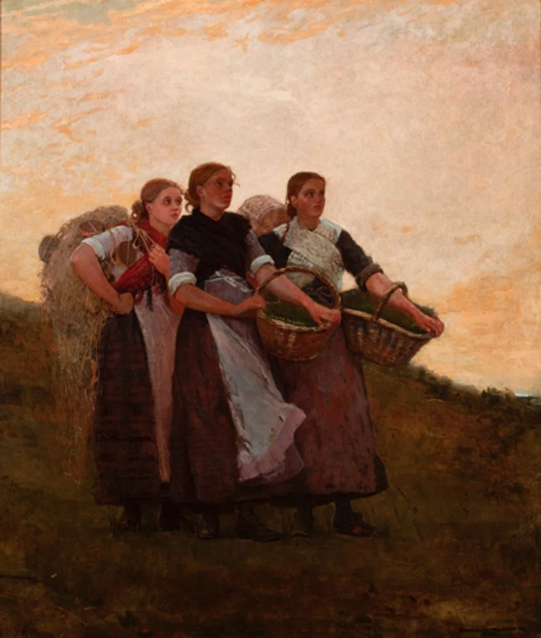 Winslow Homer (United States, 1836–1910), Hark! The Lark, 1882, oil on canvas, 36 3/8 x 31 3/8 inches. Milwaukee Art Museum. Layton Art Collection, Inc., Gift of Frederick Layton L99. Image courtesy John R. Glembin