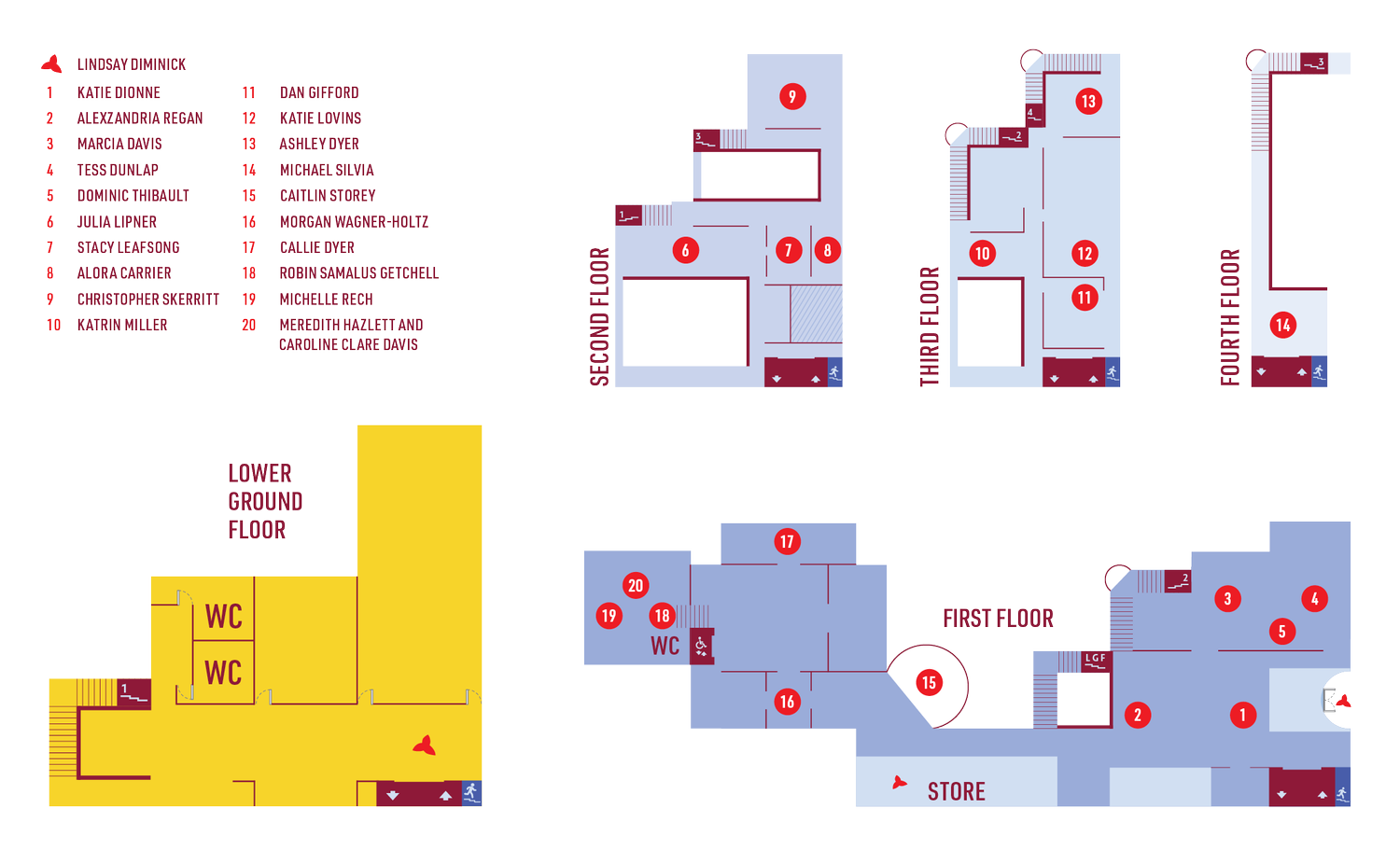 Art in Bloom 2024 Map — Portland Museum of Art