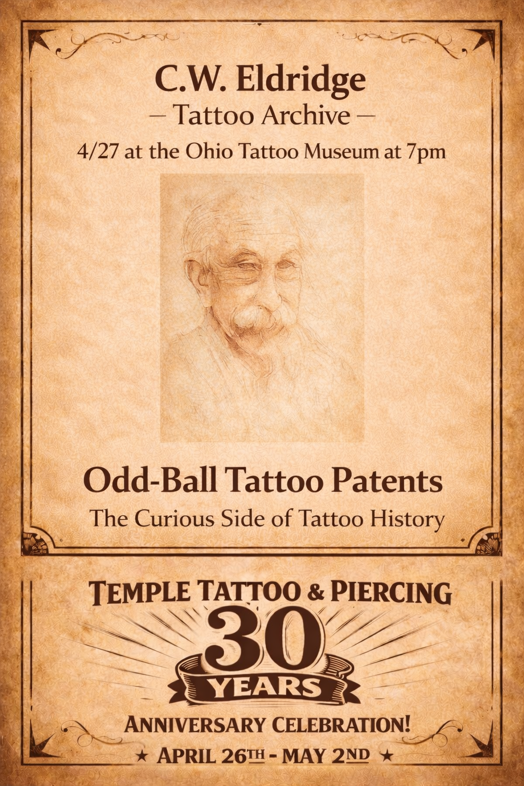 C.W. Eldridge of the Tattoo Archive