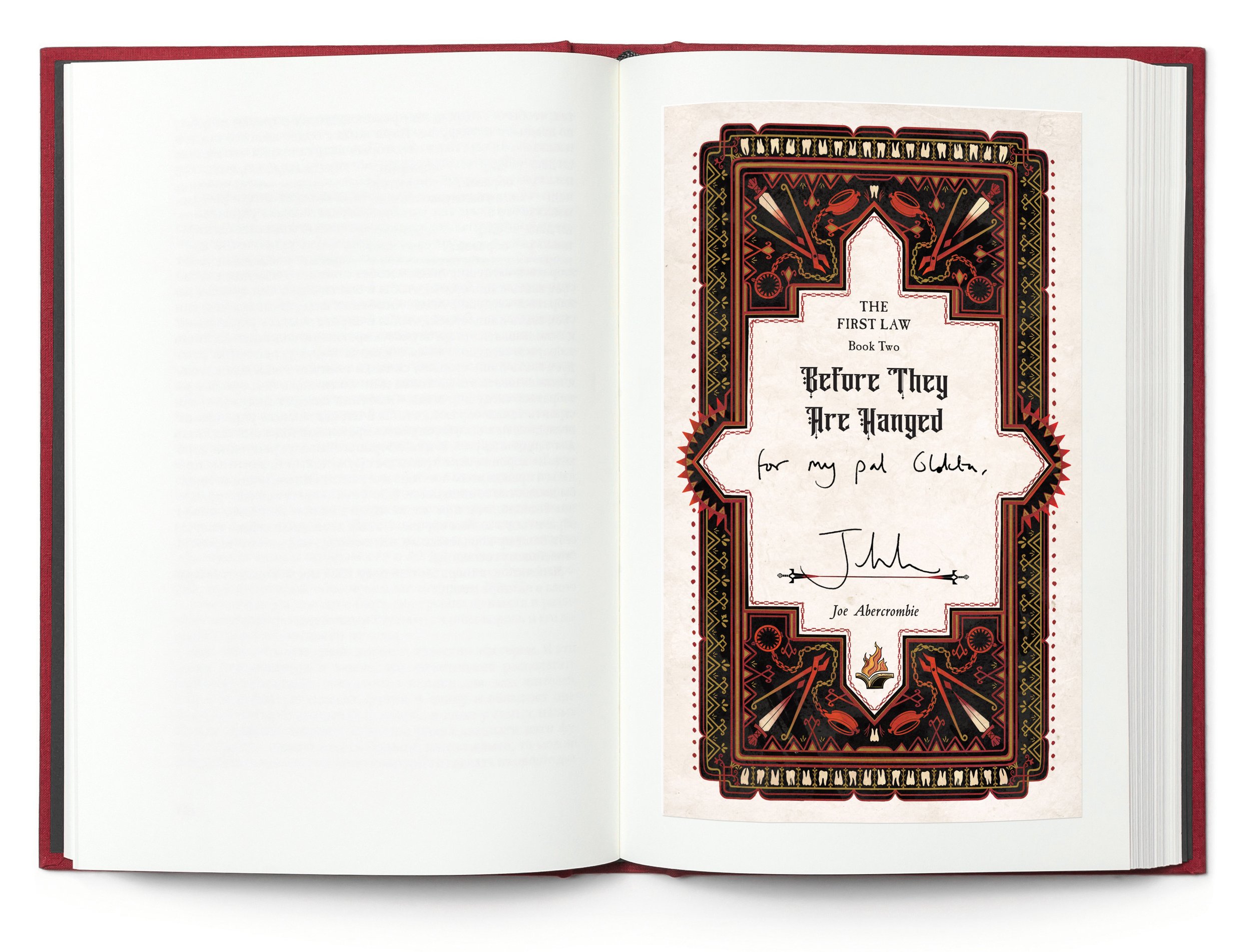 Before They Are Hanged Bookplate