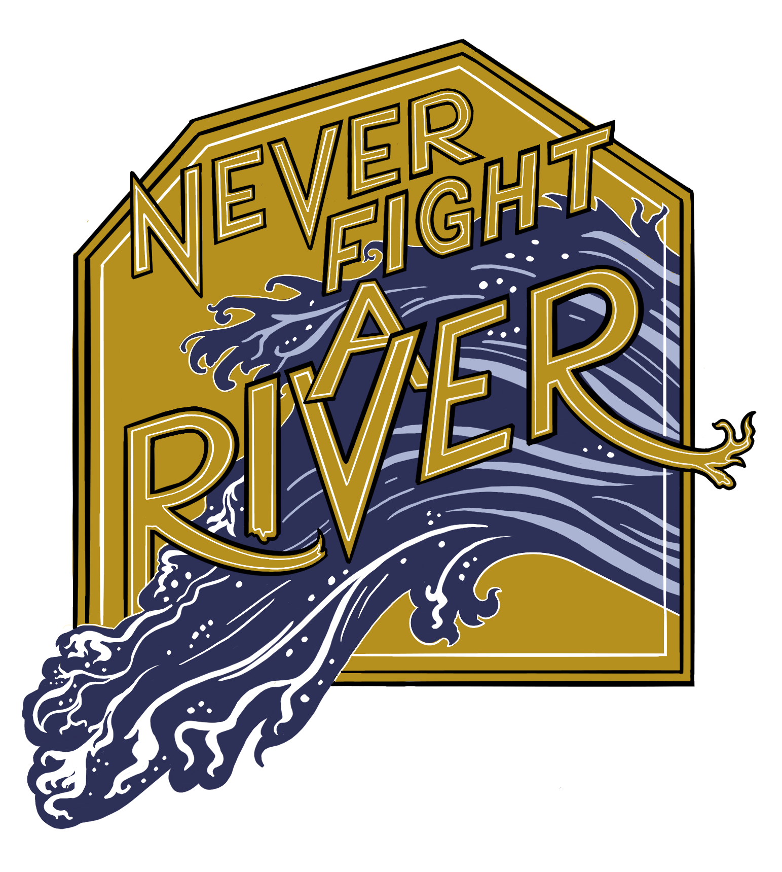 Book of Lorn: Never Fight a River Decal Design
