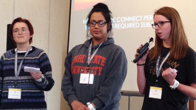 TEENS THINK OF WAYS TO SOLVE PROBLEMS DIFFERENTLY