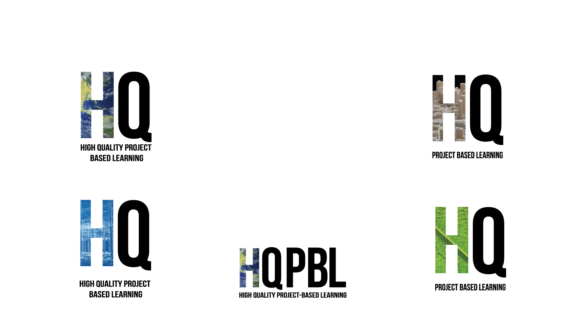  Inspired by the previous concept, these logos use photography in the H instead of vector patterns. It is equally fun and exciting, just in a different way. 