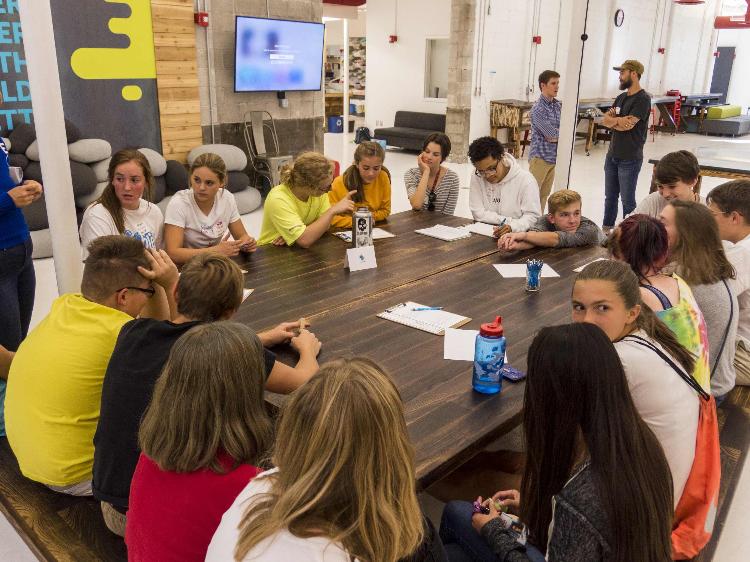 At fall and summer kick-offs, student learn more about One Stone out-of-school opportunities.