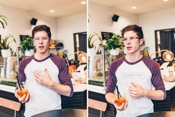 HEAVY TABLE Danny Litin of Passionflower in Highland Park January 2018 - Spend a few minutes with Danny Litin, and it’s clear that Passionflower is aptly named. The 27-year-old bubbles with enthusiasm when discussing the purported benefits of the herbs, fungi, bee pollen, hemp, nuts, and berries he uses to create delicious smoothie drinks and bowls, kombucha-based elixirs, and tea-based concoctions that range from $3.50 to $9.50.